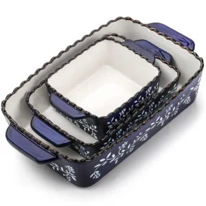 3 Pack Ceramic Bakeware Set