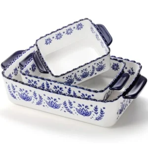 3 Pk Porcelain Bakeware Set